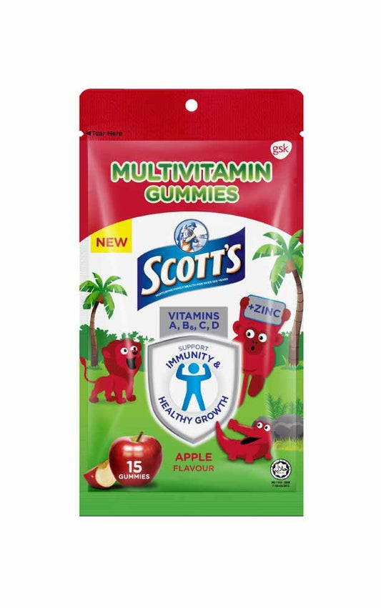 Scott's Multivitamin Gummies Apple 15s