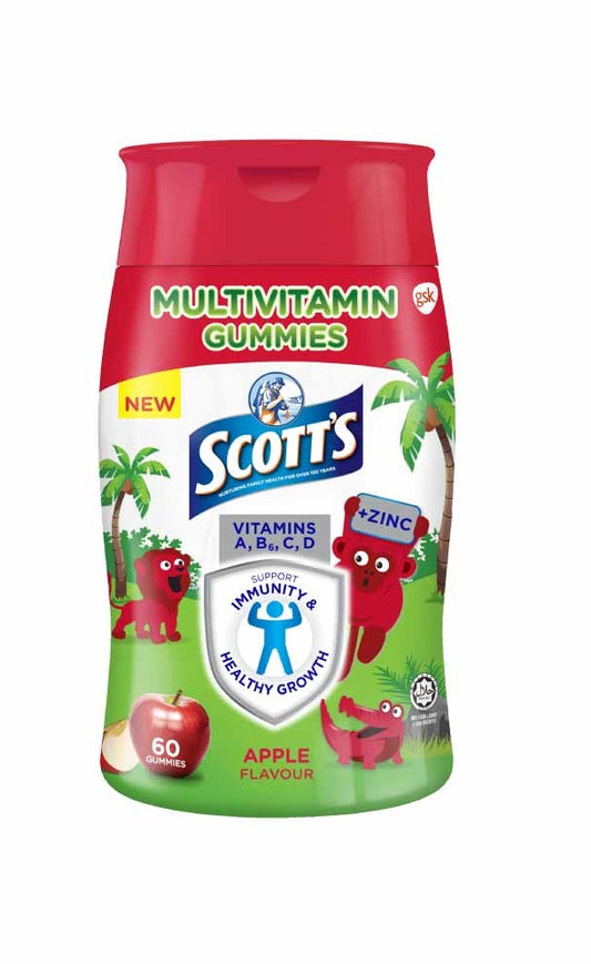 Scott's Multivitamin Gummies Apple 60s