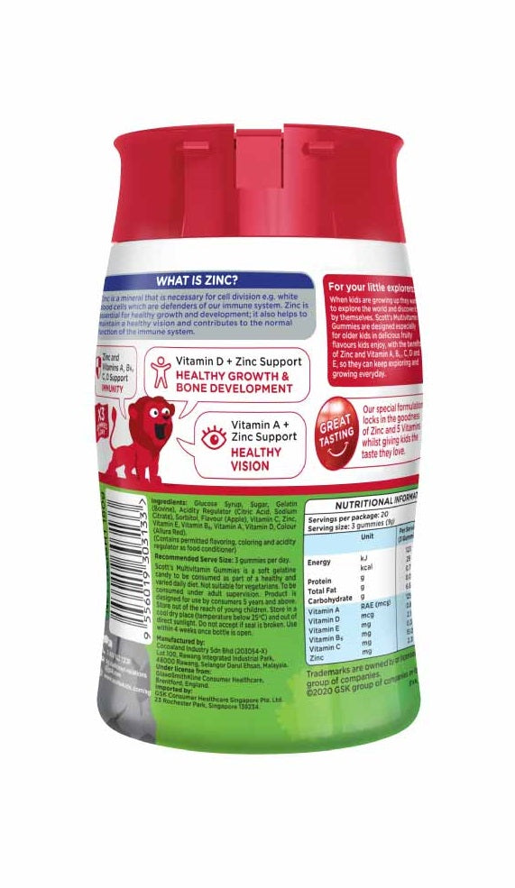 Scott's Multivitamin Gummies Apple 60s