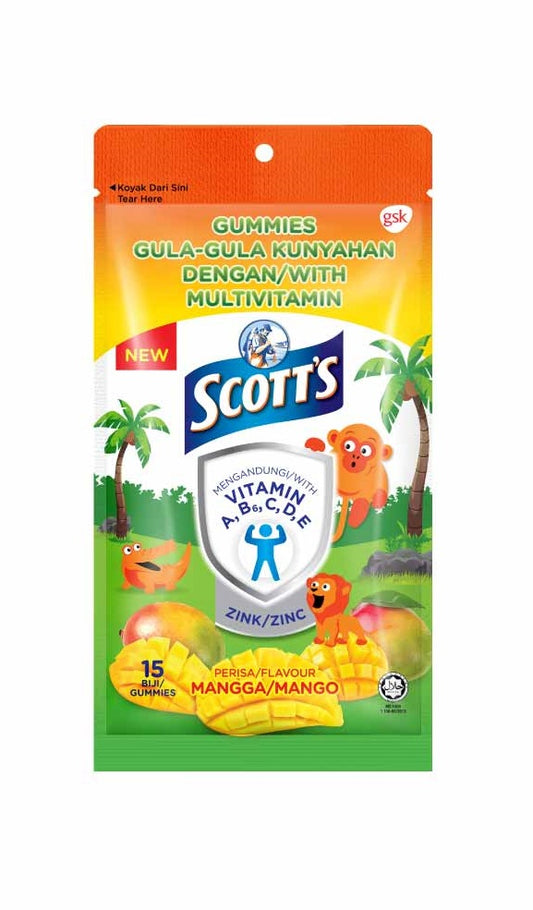 Scott's Multivitamin Gummies Tropical 15s