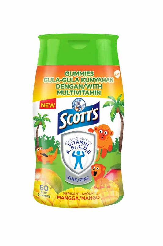 Scott's Multivitamin Gummies Tropical 60s