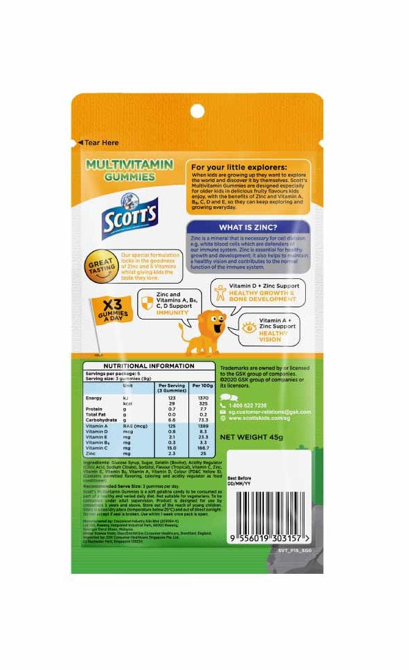 Scott's Multivitamins Gummies Mango 15s