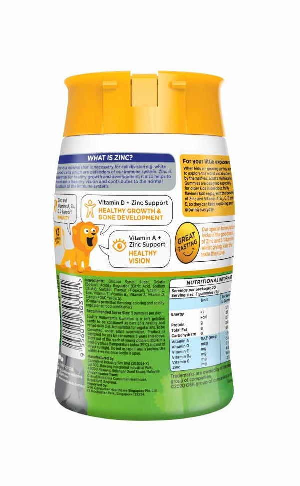 Scott's Multivitamins Gummies Mango 60s