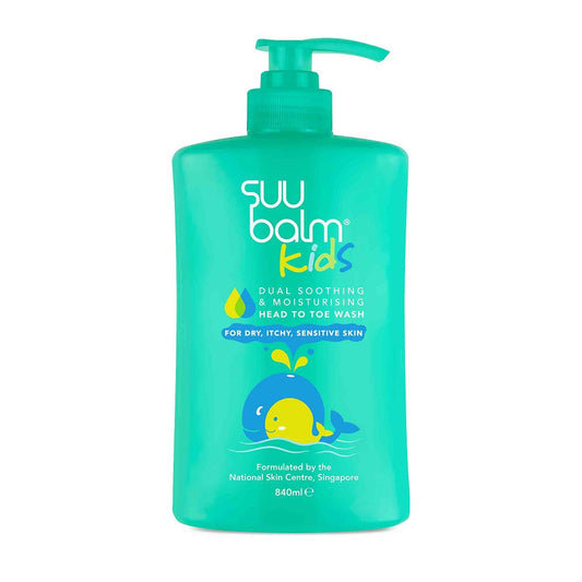 Suu Balm Kids Dual Soothing & Moisturising Head To Toe Wash 840ml