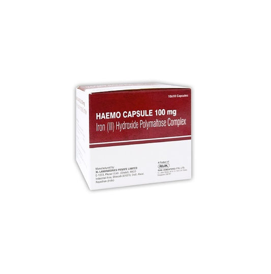 Haemo Iron Polymaltose 100mg Cap (100's)