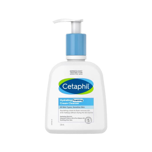 Cetaphil Hydrating Foaming Cream Cleanser 236ml
