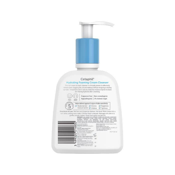 Cetaphil Hydrating Foaming Cream Cleanser 236ml