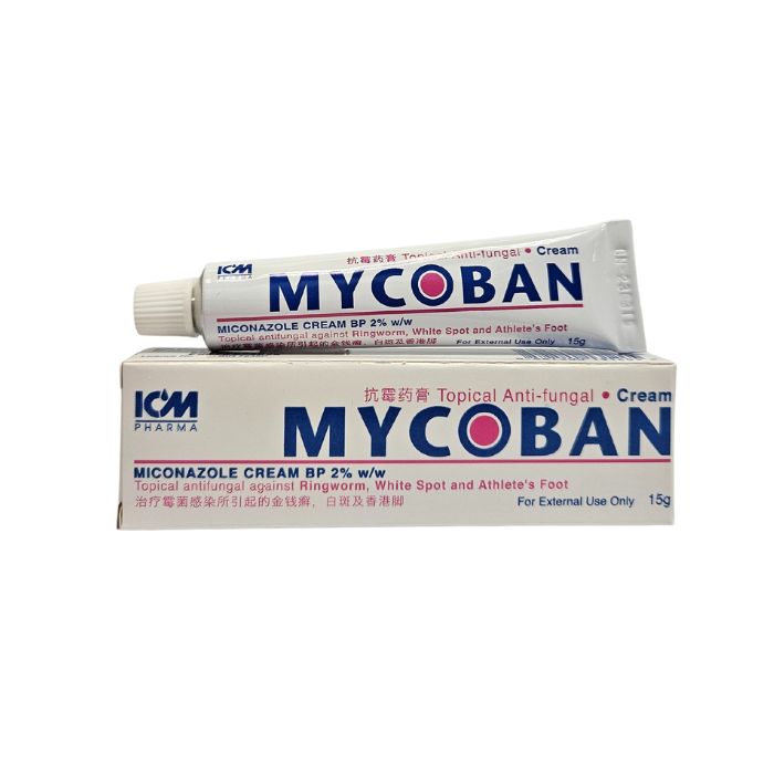Mycoban Miconazole Cream BP 2% 15g