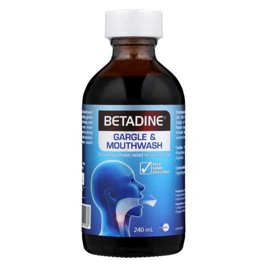 Betadine Gargle & Mouthwash 240ml