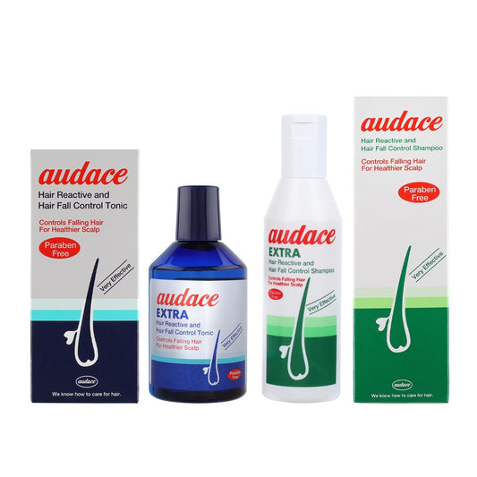 Audace Extra Hair Reactive Tonic 200ml b/w Extra Reactive Shampoo 200ml