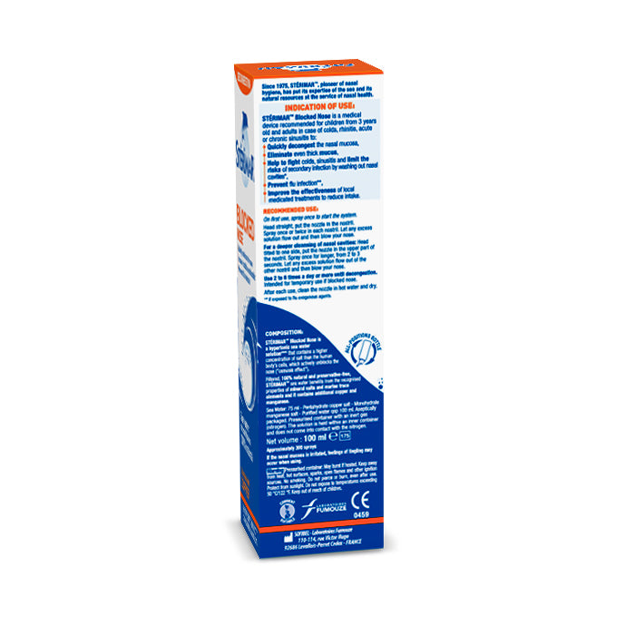 Sterimar Hypertonic Blocked Nose Nasal Spray 100ml