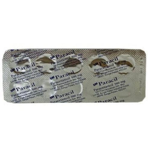 Paracil Paracetamol 500mg Tab 100's