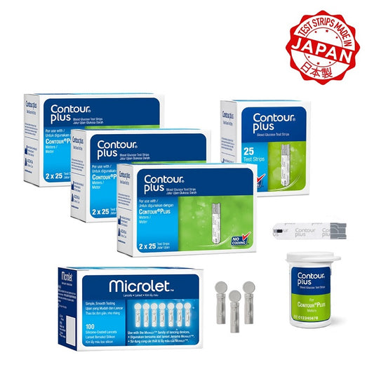 Contourplus Test Strip 7x25s+Lancet 100s
