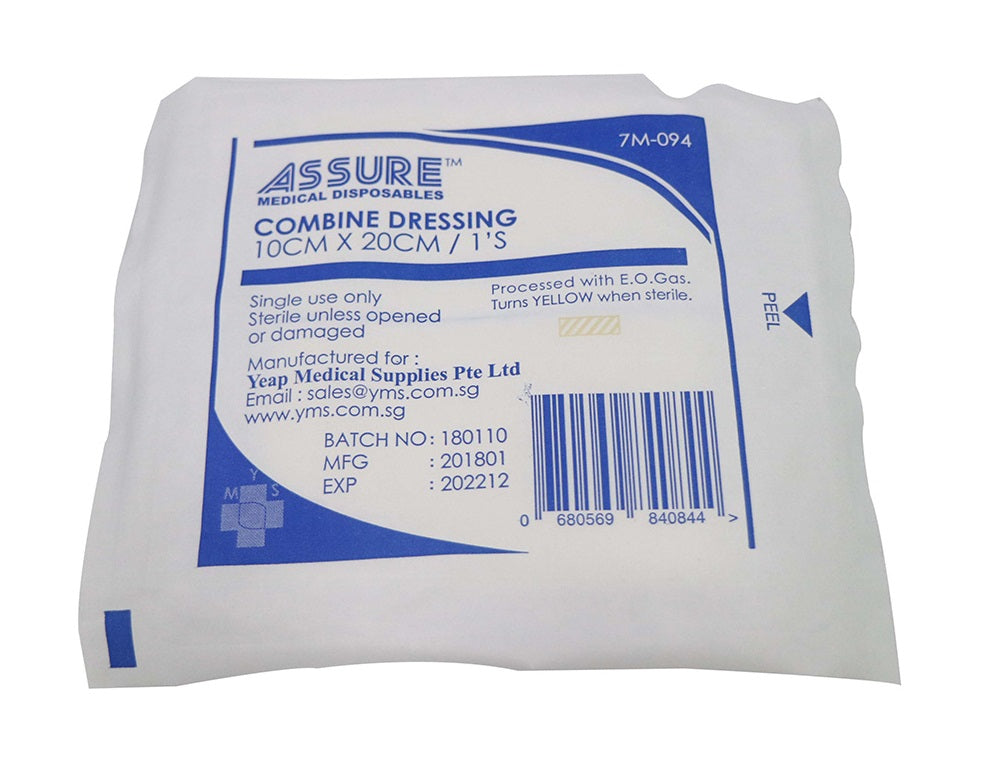 Assure Combine Dressing 10 x 20cm
