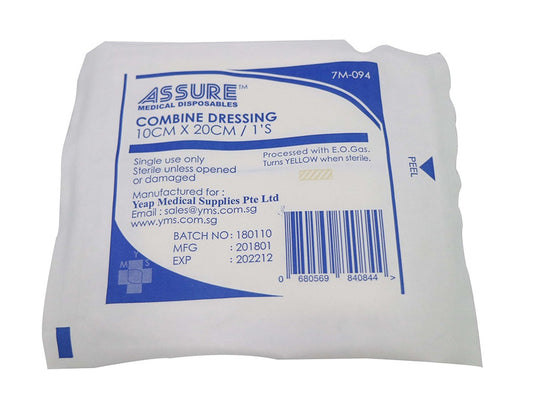 Assure Combine Dressing 10 x 20cm