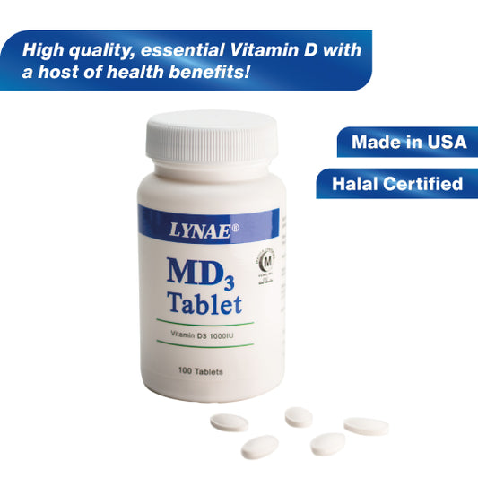 Lynae MD3 Vitamin D 1000IU 100s