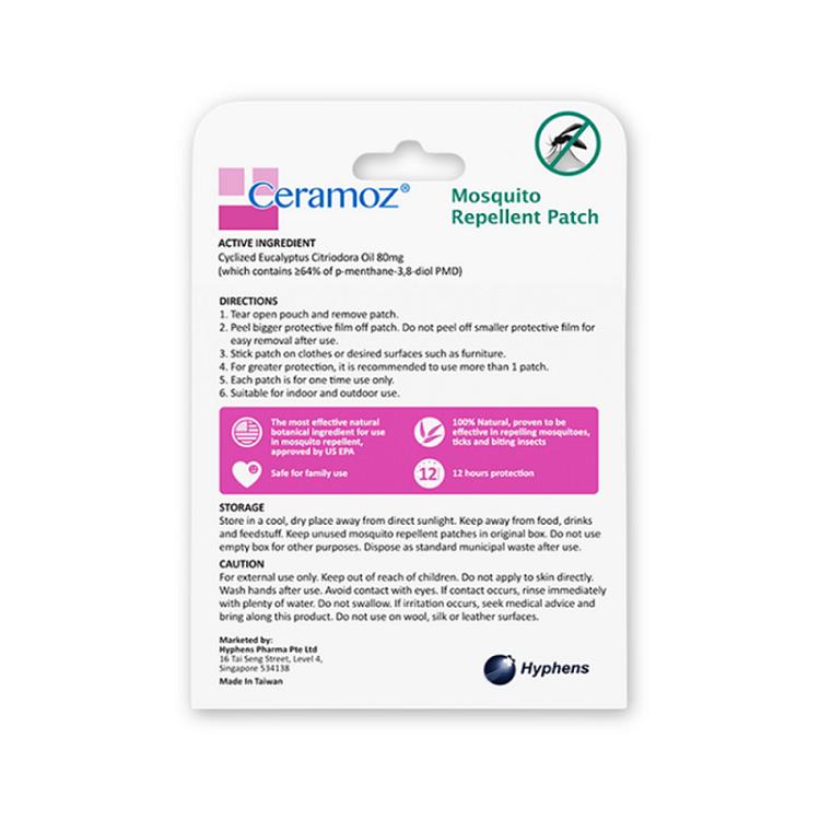 Ceramoz Mosquito Repellent Patch 10s