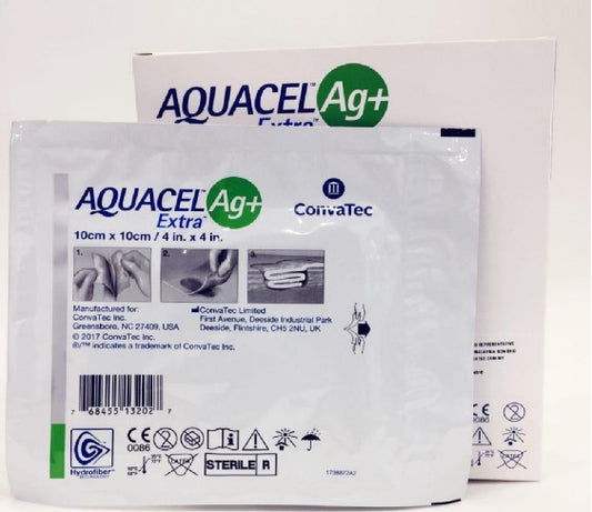 Aquacel AG+ Extra Dressing 10 x 10cm 413567 1s
