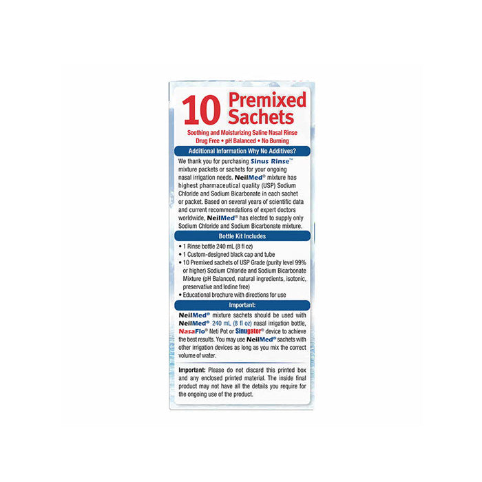 Neilmed Sinus Rinse Starter Kit + 10 Sachet