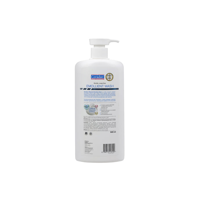 Ceradan Advanced Emollient Wash 500ml
