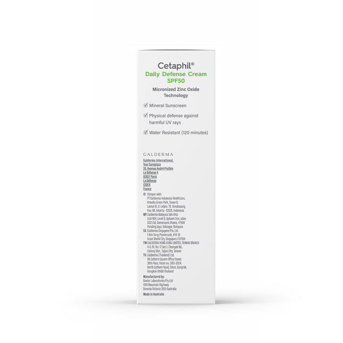 Cetaphil Daily Defence Cream SPF50 UVB+UVA 50g