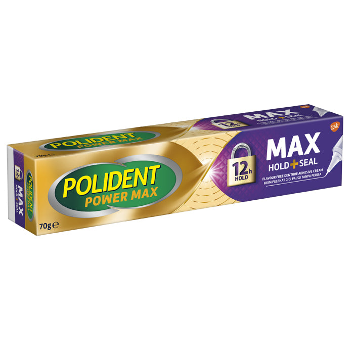 Polident Max Hold & Seal Adhesive Cream 70g