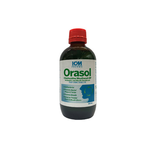 Orasol Chlorhexidine 0.2% Mouth Wash 200ml