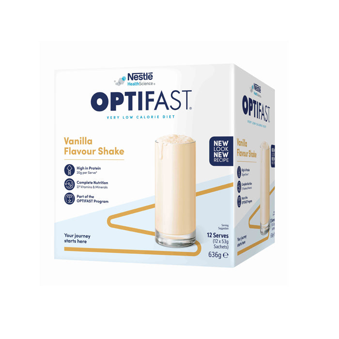 Optifast Milk Shake Vanilla 12x53g