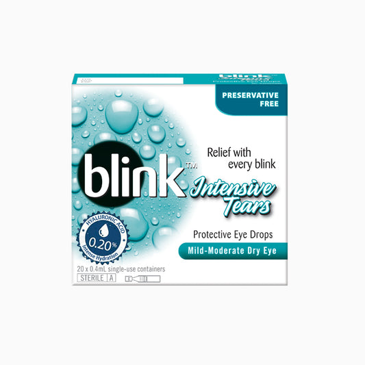 Blink Intensive Tears Eye Drops 0.4ml 20s