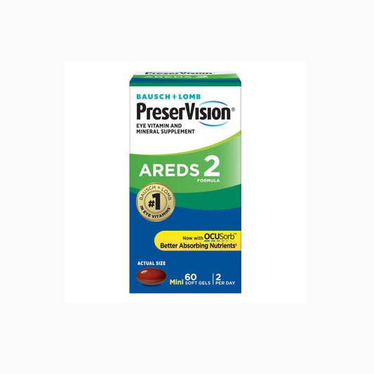 Bausch+Lomb Preservision Eye Vitamin AREDS 2 Formula Soft Gel