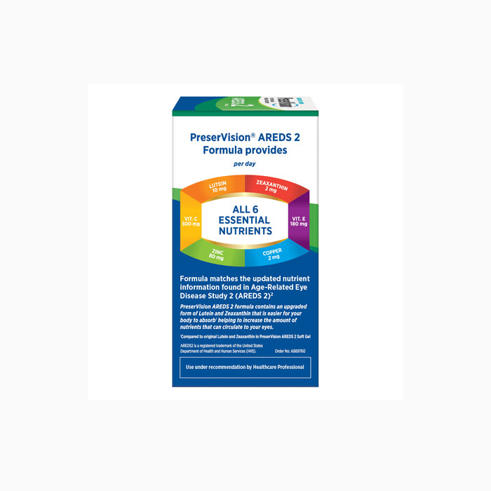 Bausch+Lomb Preservision Eye Vitamin AREDS 2 Formula Soft Gel