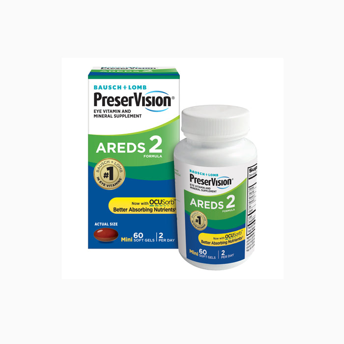 Bausch+Lomb Preservision Eye Vitamin AREDS 2 Formula Soft Gel