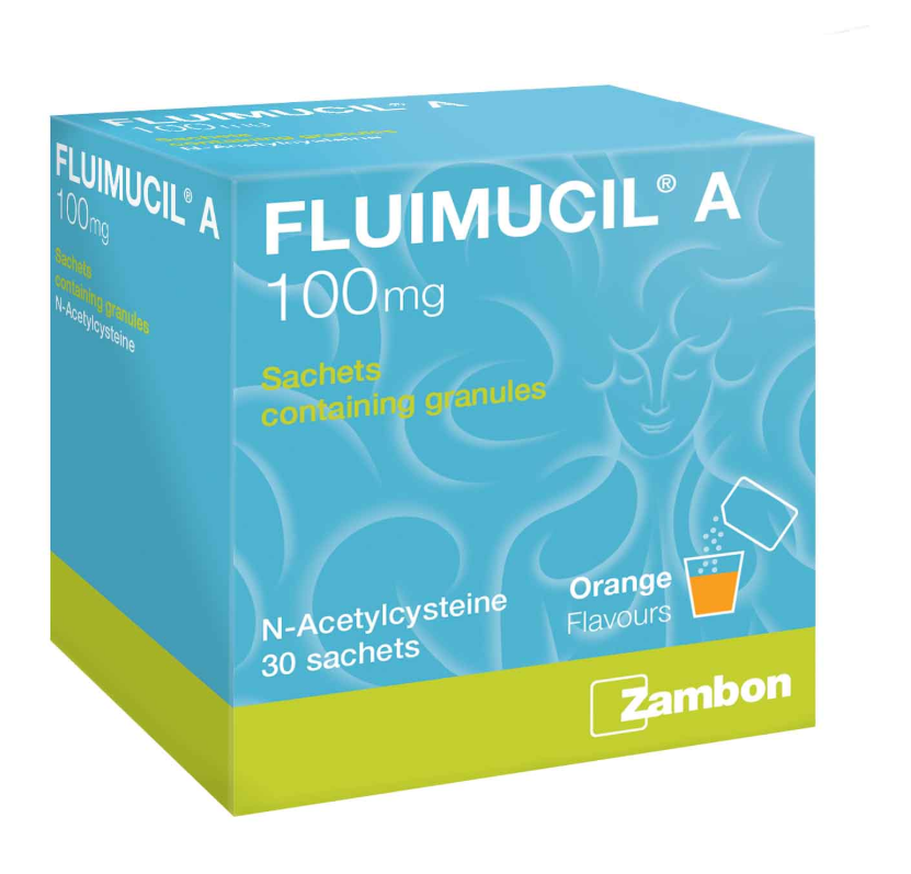 Fluimucil A 100mg Sac 2s X15