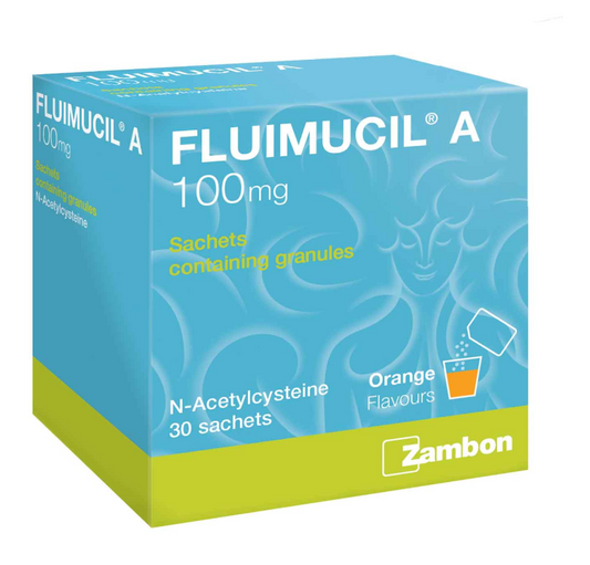 Fluimucil A 100mg Sac 2s X15