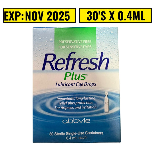 Refresh Plus Eye Drops 0.4ml 30s