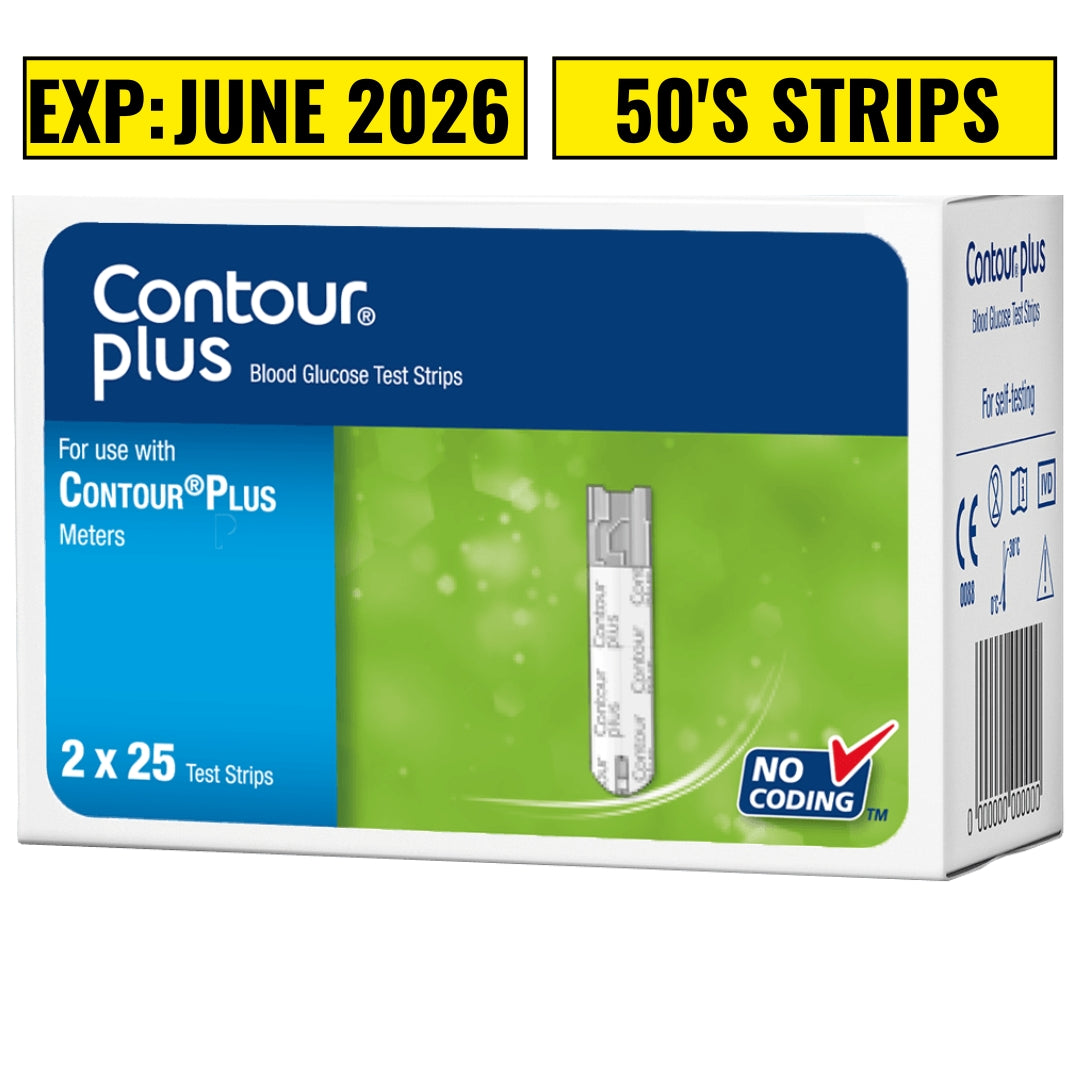 Contour Plus One Test Strips 50s