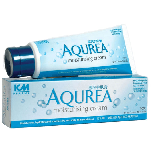 Aqurea Moisturising Urea Cream 10% w/w 100g