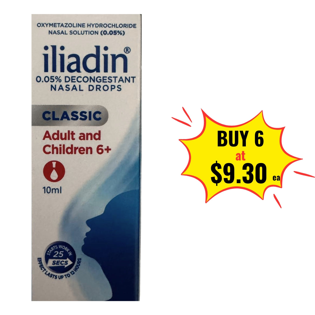 Iliadin Adult 10ml Nasal Drops 0.05%