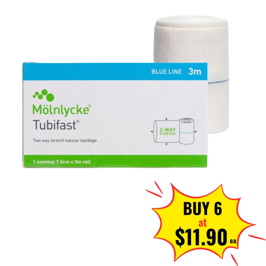 Tubifast 3M Roll (Blue Line) 7.5cm x 3m