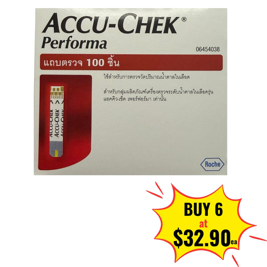 Accu Chek Performa Test Strip 100's