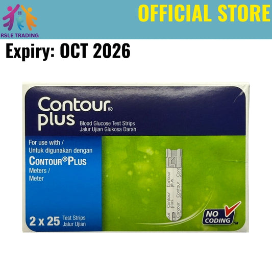 Contour Plus One Test Strips 50s