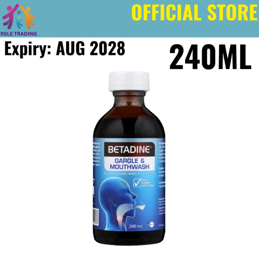 Betadine Gargle & Mouthwash 240ml