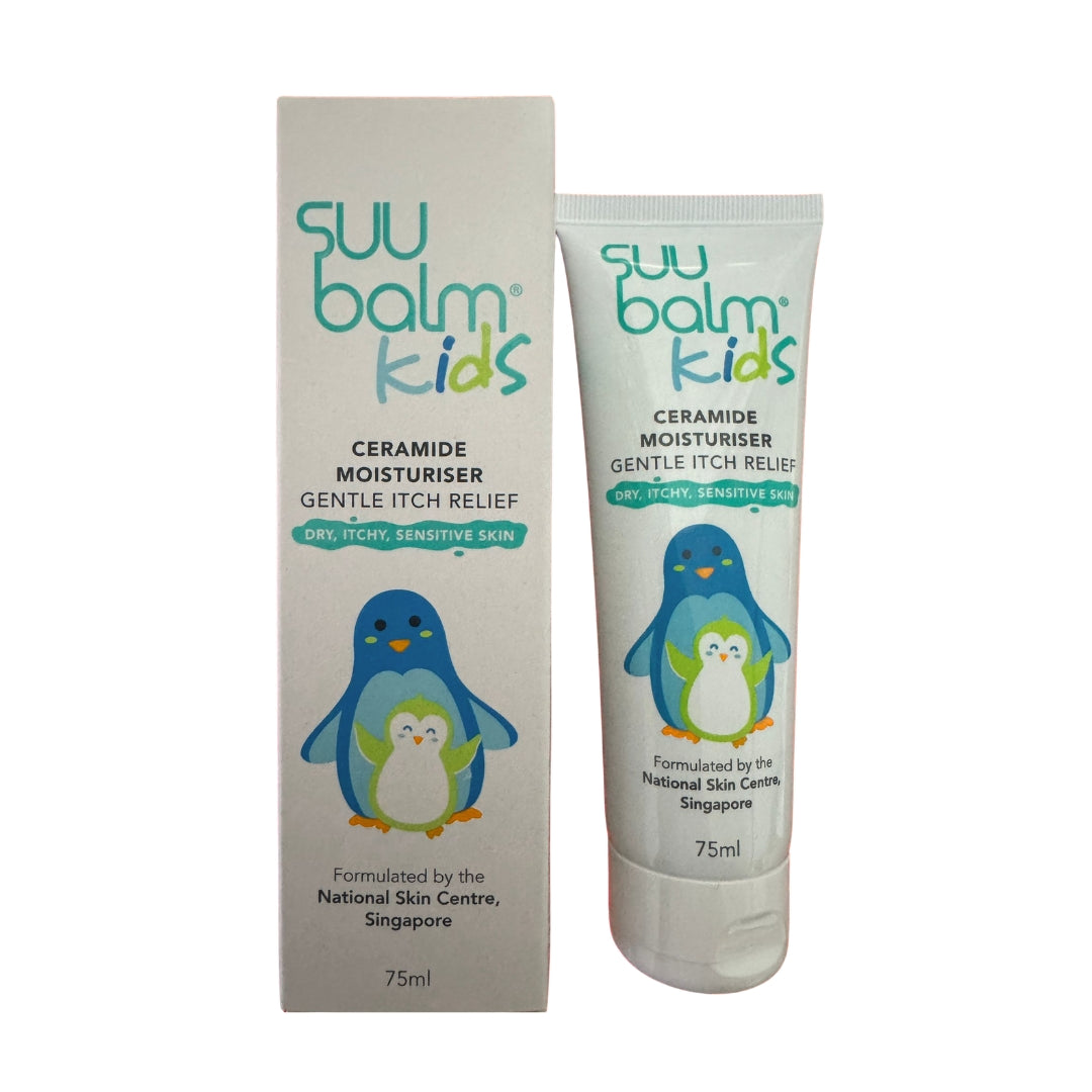 Suu Balm Kids 75ml Dual Rapid Itch Relieving &amp; Restoring Ceramide Moisturiser