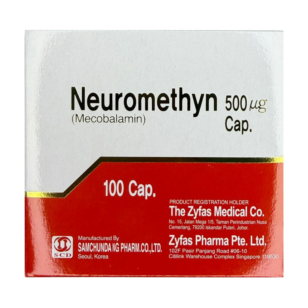 Neuromethyn 100 Caps Mecobalamin 500mcg