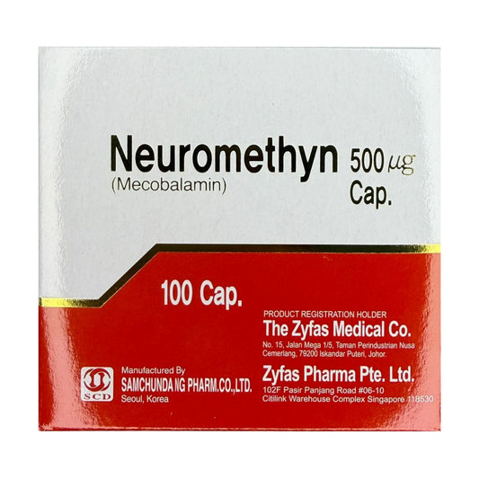 Neuromethyn 100 Caps Mecobalamin 500mcg