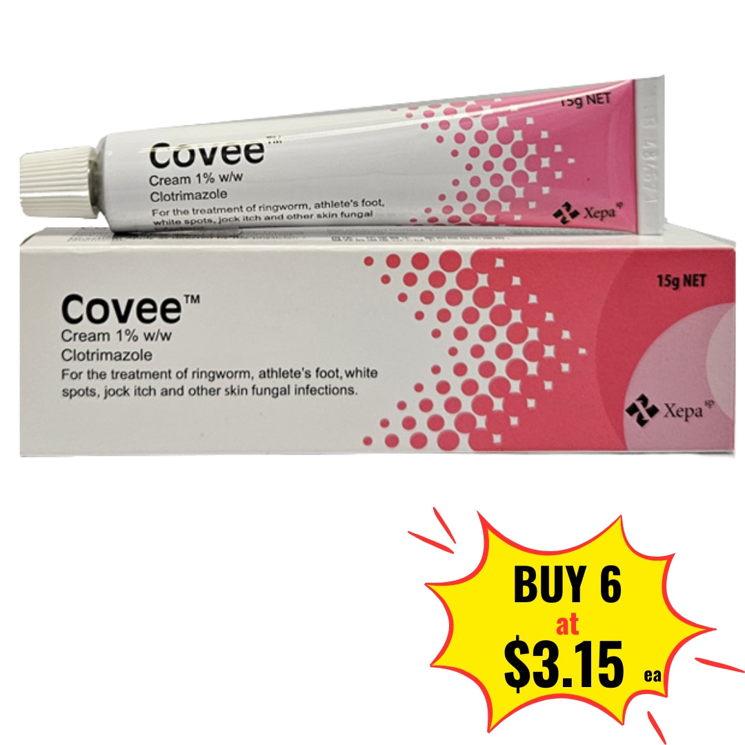 Covee Clotrimazole 1% Cream 15g