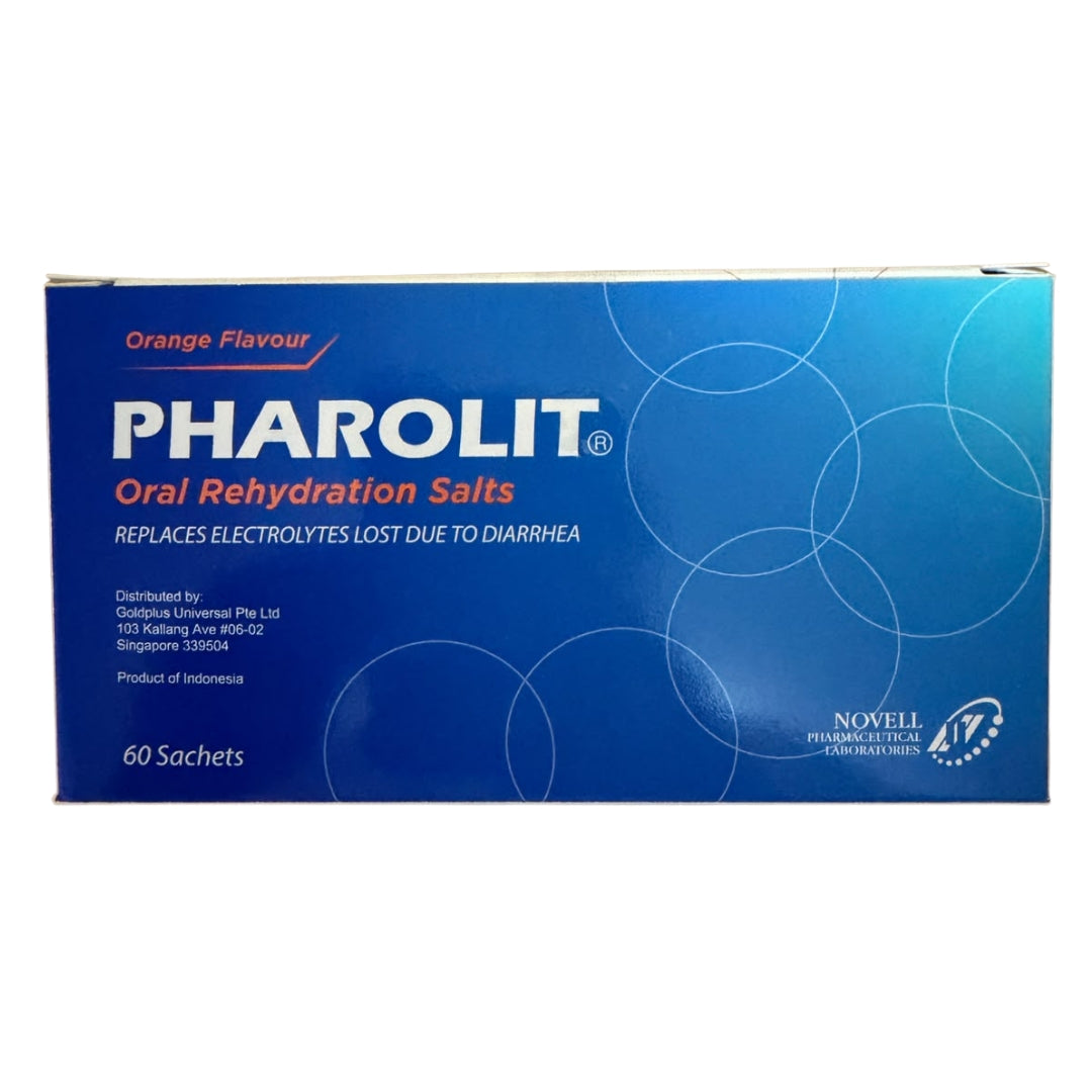Pharolit Oral Rehydration Salts (Orange Flavour) Sachet 60's
