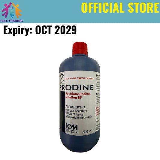 Prodine Antiseptic Solution 500ml – Broad Spectrum Wound & Skin Disinfectant
