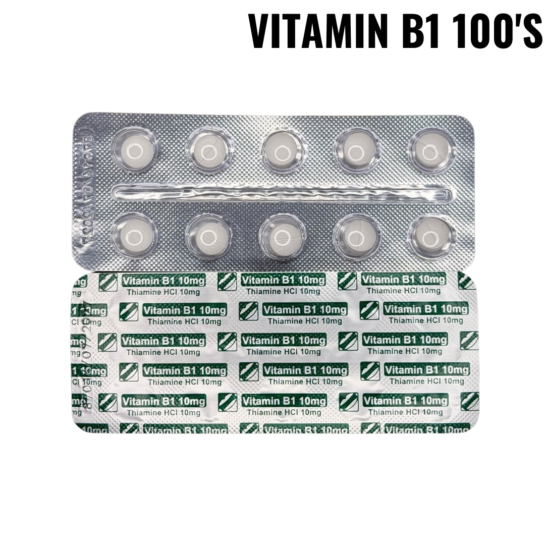 Vitamin B1 Tablet 10mg 100’s