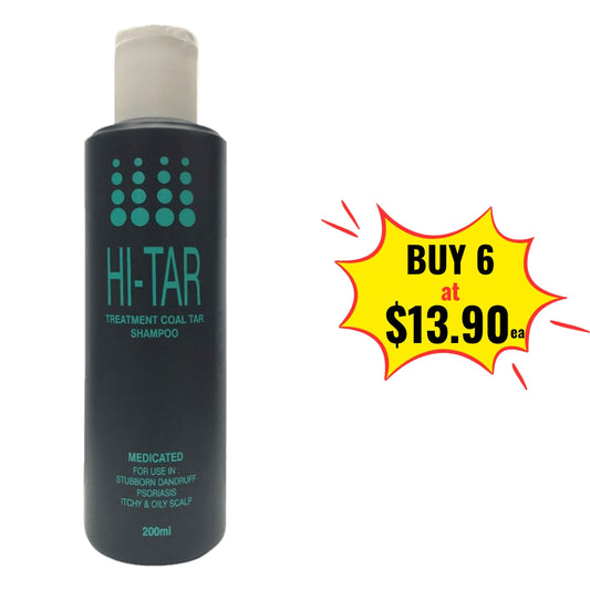Coal Tar 25% Shampoo 200ml Hi-Tar Shampoo
